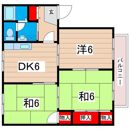 ＣＯ-ＭＩＫＡ　Ａ館の物件間取画像